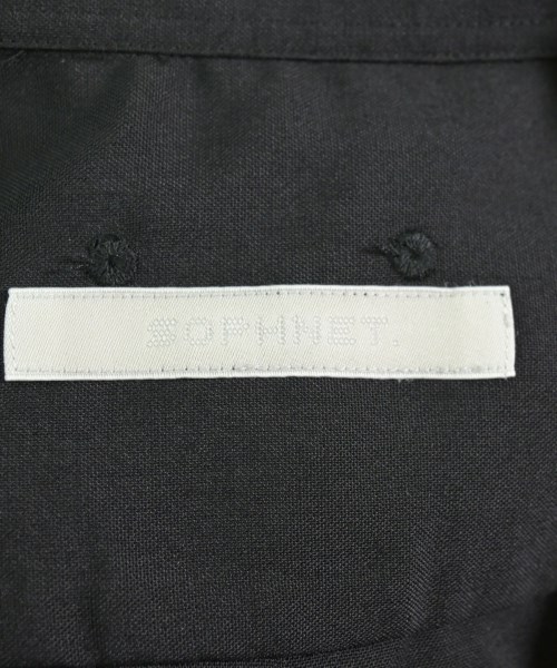 SOPHNET.（ソフネット）カジュアルシャツ 黒 サイズ:1(S位) メンズ/2200686329817