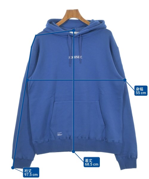 SOPHNET.（ソフネット）パーカー 青 サイズ:3(L位) メンズ/2200689318870