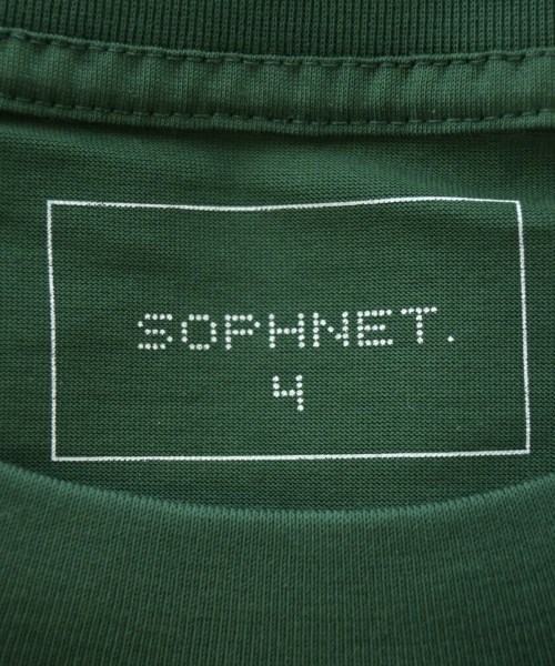 SOPHNET.（ソフネット）Tシャツ・カットソー 緑 サイズ:4(XL位) メンズ/2200690681406