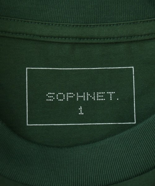 SOPHNET.（ソフネット）Tシャツ・カットソー 緑 サイズ:1(S位) メンズ/2200690681529