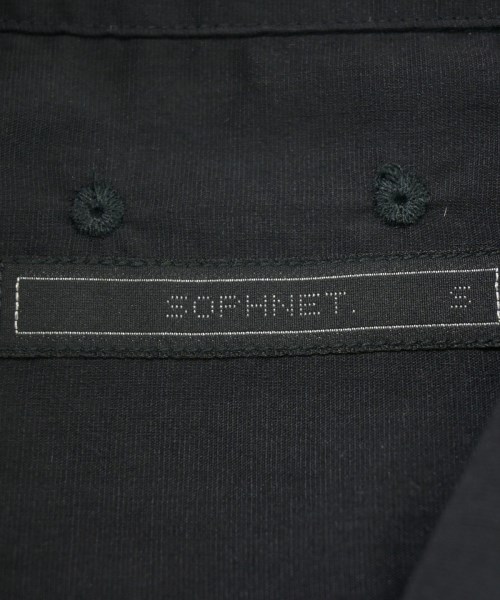 SOPHNET.（ソフネット）カジュアルシャツ 黒 サイズ:S メンズ/2200697379016