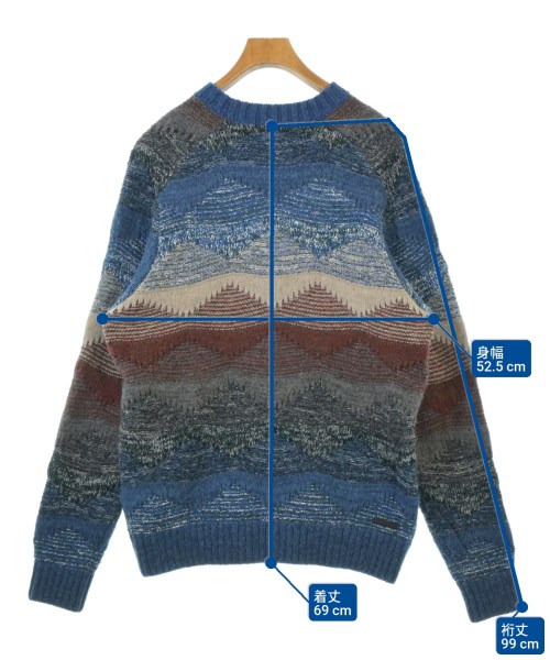 SOPHNET.（ソフネット）ニット・セーター 青 サイズ:M メンズ/2200654719053