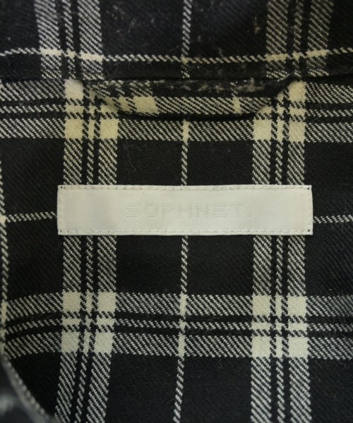 SOPHNET.（ソフネット）カジュアルシャツ 黒 サイズ:1(S位) メンズ/2200655803034