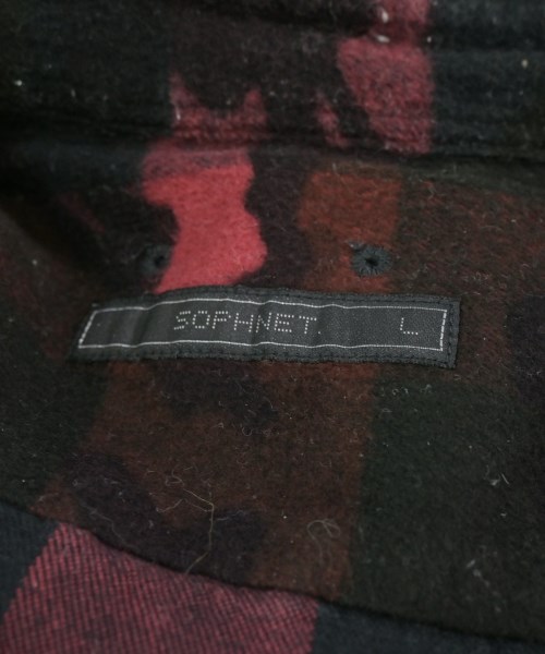 SOPHNET.（ソフネット）カジュアルシャツ 赤 サイズ:L メンズ/2200655961031