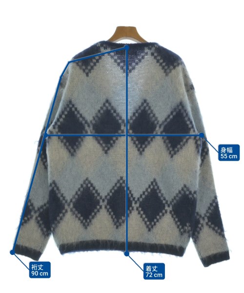 SOPHNET.（ソフネット）カーディガン 青 サイズ:1(S位) メンズ/2200657163020