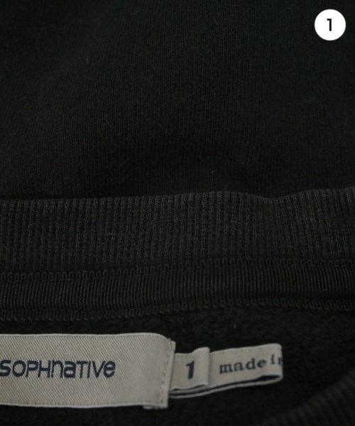 SOPHNET.（ソフネット）スウェット 黒 サイズ:1(S位) メンズ/2200650540071