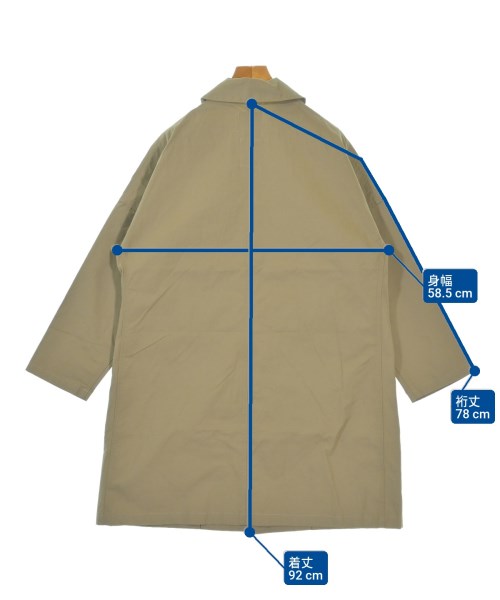 SOPHNET.（ソフネット）ステンカラーコート ベージュ サイズ:38(M位) メンズ/2200659785053