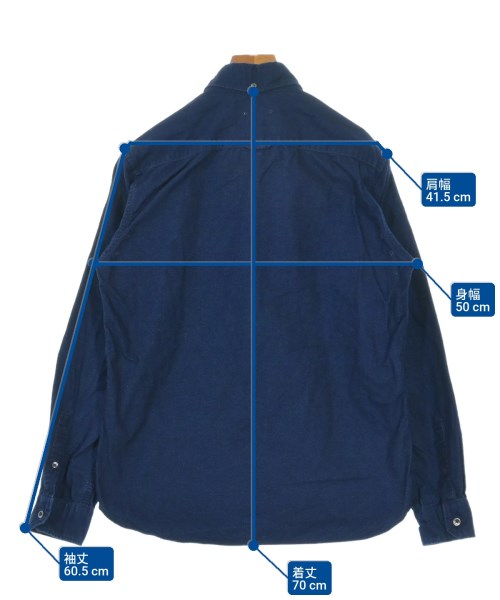 SOPHNET.（ソフネット）カジュアルシャツ 紺 サイズ:M メンズ/2200662190172