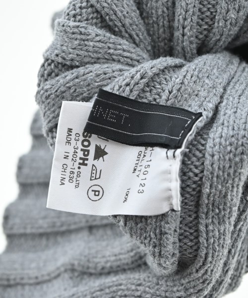 SOPHNET.（ソフネット）ニットキャップ・ビーニー グレー サイズ:- メンズ/2200662190233