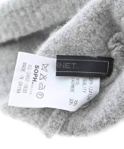 SOPHNET.（ソフネット）ニットキャップ・ビーニー グレー サイズ:- メンズ/2200662190271