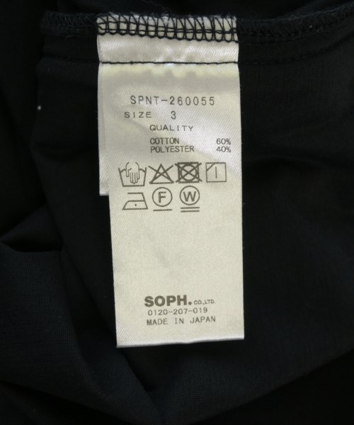 SOPHNET.（ソフネット）Tシャツ・カットソー 黒 サイズ:3(L位) メンズ/2200710831071