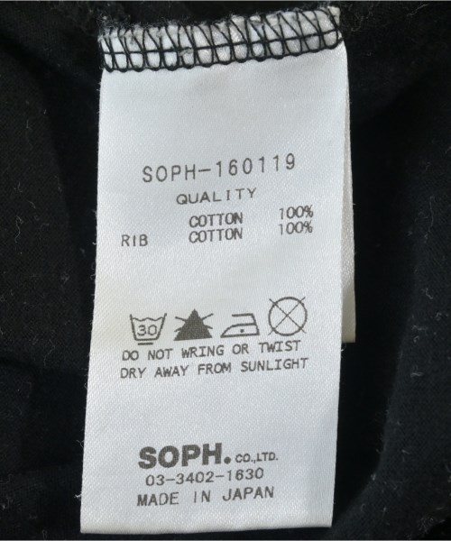 SOPHNET.（ソフネット）Tシャツ・カットソー 黒 サイズ:L メンズ/2200709098164