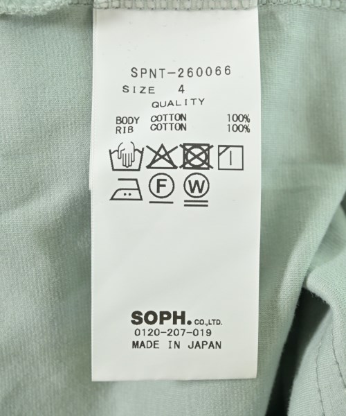 SOPHNET.（ソフネット）Tシャツ・カットソー 緑 サイズ:4(XL位) メンズ/2200711981041