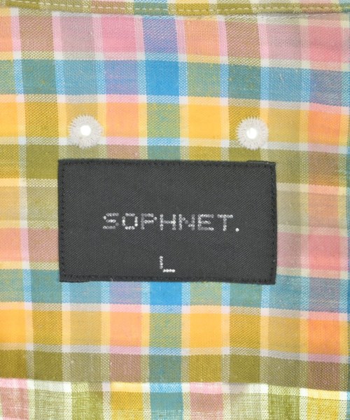 SOPHNET.（ソフネット）カジュアルシャツ ピンク サイズ:L メンズ/2200709237044
