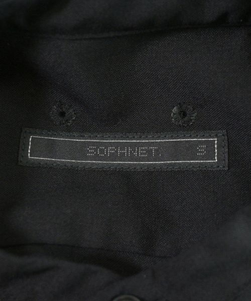 SOPHNET.（ソフネット）カジュアルシャツ 黒 サイズ:S メンズ/2200713678048