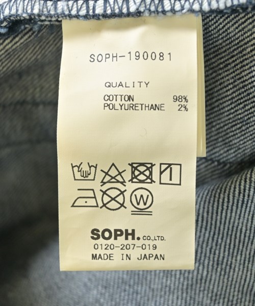SOPHNET.（ソフネット）デニムパンツ 紺 サイズ:L メンズ/2200714711027