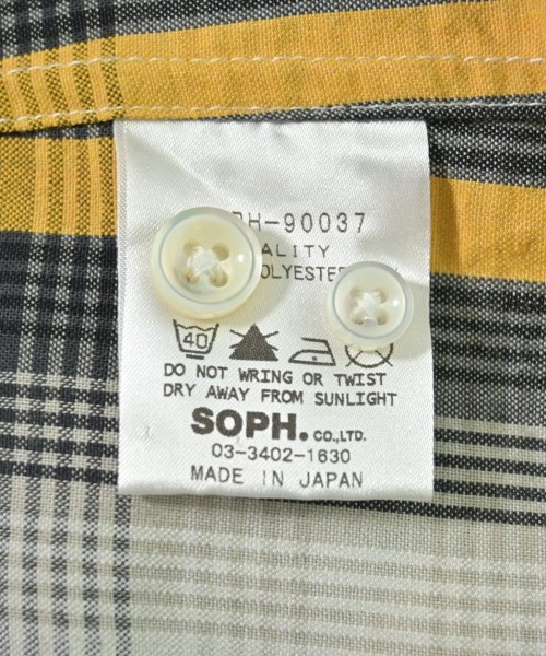 SOPHNET.（ソフネット）カジュアルシャツ 黒 サイズ:L メンズ/2200715535110