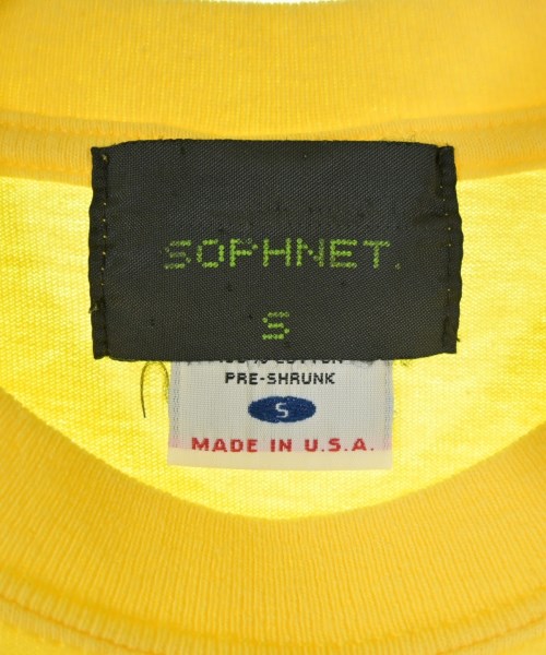 SOPHNET.（ソフネット）Tシャツ・カットソー 黄 サイズ:S メンズ/2200719116124