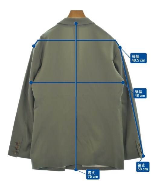 SOPHNET.（ソフネット）テーラードジャケット カーキ サイズ:2(M位) メンズ/2200648965039