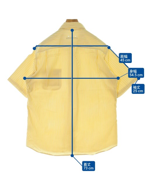 SOPHNET.（ソフネット）カジュアルシャツ 黄 サイズ:L メンズ/2200651349116