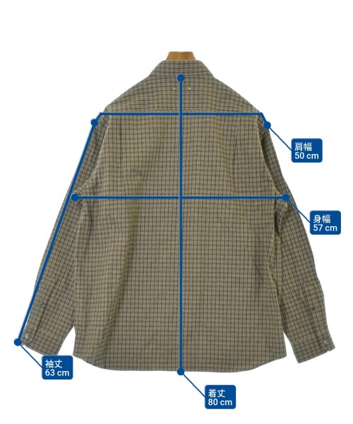 SOPHNET.（ソフネット）カジュアルシャツ カーキ サイズ:4(XL位) メンズ/2200651766036