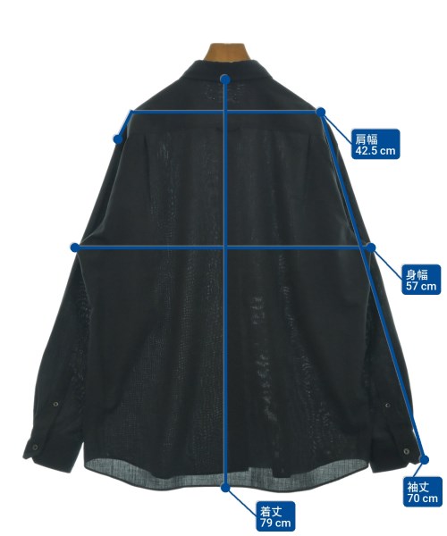 SOPHNET.（ソフネット）カジュアルシャツ 黒 サイズ:4(XL位) メンズ/2200652092042