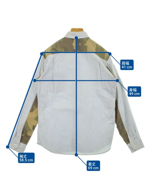 SOPHNET.（ソフネット）カジュアルシャツ 青 サイズ:S メンズ/2200652865028