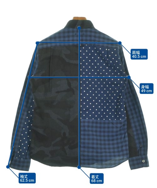 SOPHNET.（ソフネット）カジュアルシャツ 紺 サイズ:S メンズ/2200653820057