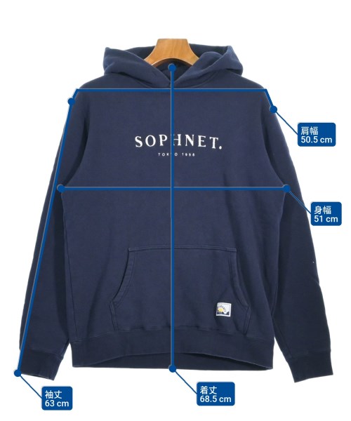 SOPHNET.（ソフネット）パーカー 紺 サイズ:M メンズ/2200654098196