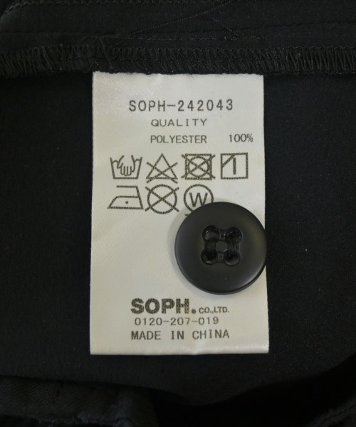 SOPHNET.（ソフネット）スラックス 黒 サイズ:S メンズ/2200705230049