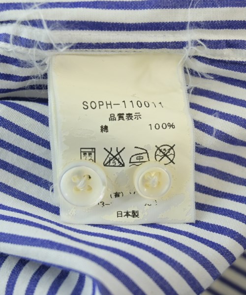 SOPHNET.（ソフネット）カジュアルシャツ 青 サイズ:L メンズ/2200706595017