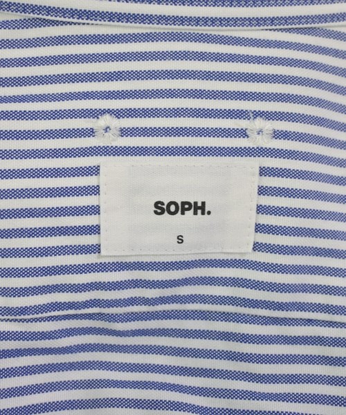 SOPH.（ソフ）カジュアルシャツ 青 サイズ:S メンズ/2200707385082
