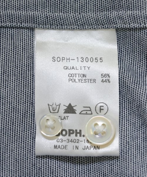 SOPHNET.（ソフネット）カジュアルシャツ 青 サイズ:S メンズ/2200706832112