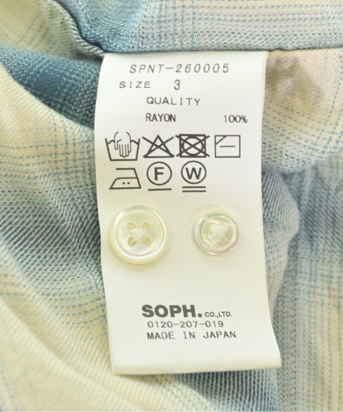 SOPHNET.（ソフネット）カジュアルシャツ 白 サイズ:3(L位) メンズ/2200708328019