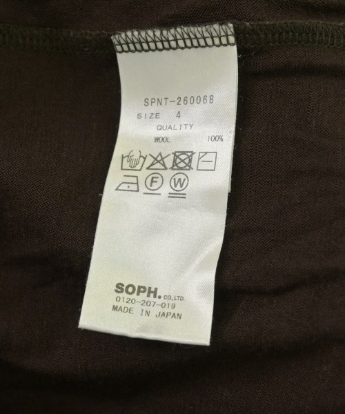 SOPHNET.（ソフネット）ニット・セーター 茶 サイズ:4(XL位) メンズ/2200708328026