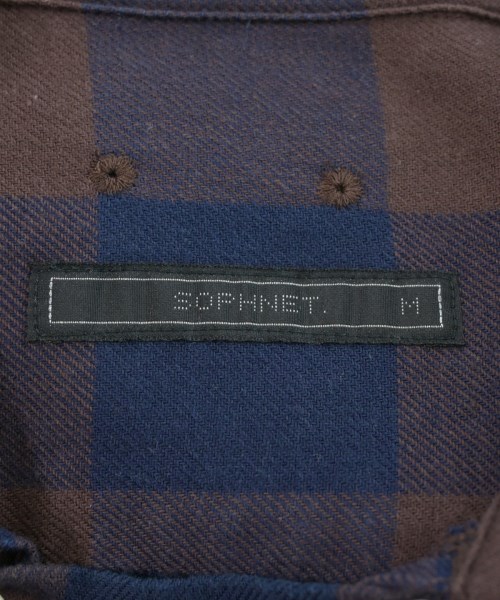 SOPHNET.（ソフネット）カジュアルシャツ 茶 サイズ:M メンズ/2200663917075
