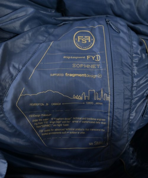 SOPHNET.（ソフネット）ダウンジャケット/ダウンベスト 青 サイズ:S メンズ/2200668683067