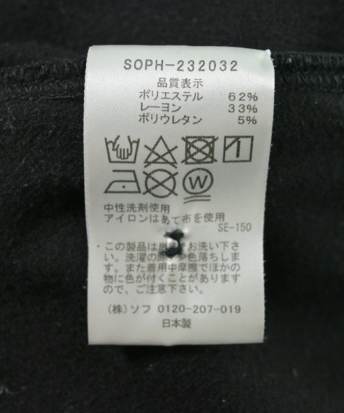 SOPHNET.（ソフネット）スラックス 黒 サイズ:S メンズ/2200729367035