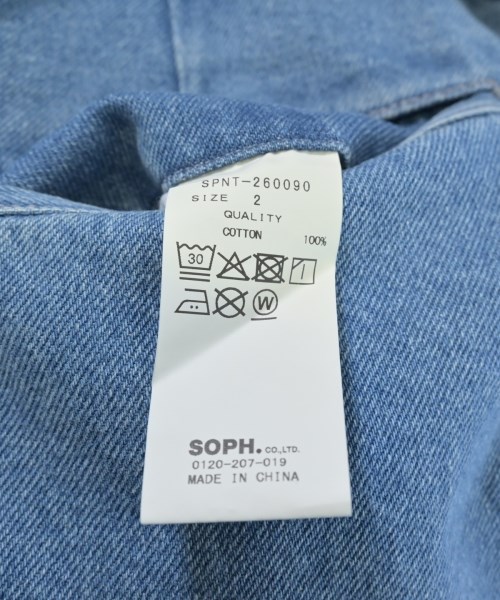 SOPHNET.（ソフネット）デニムパンツ 青 サイズ:2(M位) メンズ/2200731198689