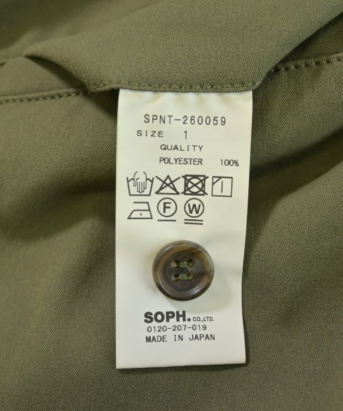 SOPHNET.（ソフネット）その他 カーキ サイズ:1(S位) メンズ/2200731198764