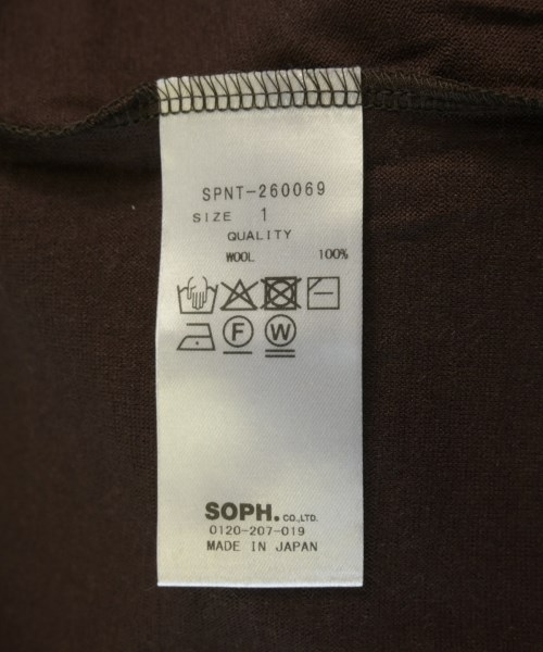 SOPHNET.（ソフネット）ニット・セーター 茶 サイズ:1(S位) メンズ/2200731672585
