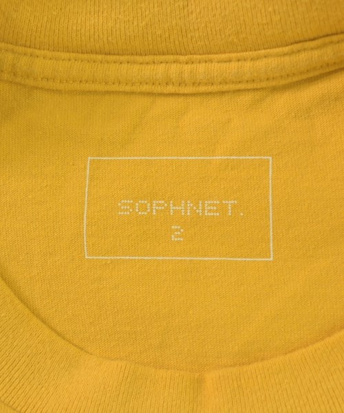 SOPHNET.（ソフネット）Tシャツ・カットソー 黄 サイズ:2(M位) メンズ/2200737074031