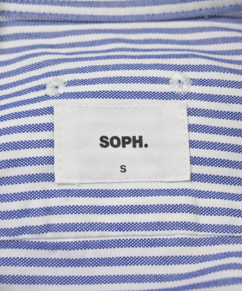 SOPH.（ソフ）カジュアルシャツ 青 サイズ:S メンズ/2200718745042
