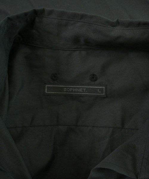 SOPHNET.（ソフネット）カジュアルシャツ 黒 サイズ:L メンズ/2200688800079