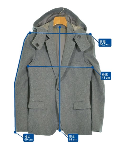 UNDERCOVERISM（アンダーカバイズム）ジャケット グレー サイズ:2(M位) メンズ/2200622004037