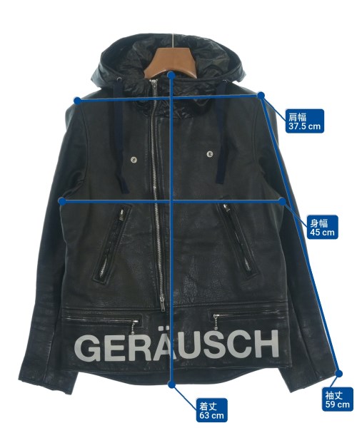 UNDERCOVERISM（アンダーカバイズム）ライダース 黒 サイズ:1(S位) メンズ/2200639877013