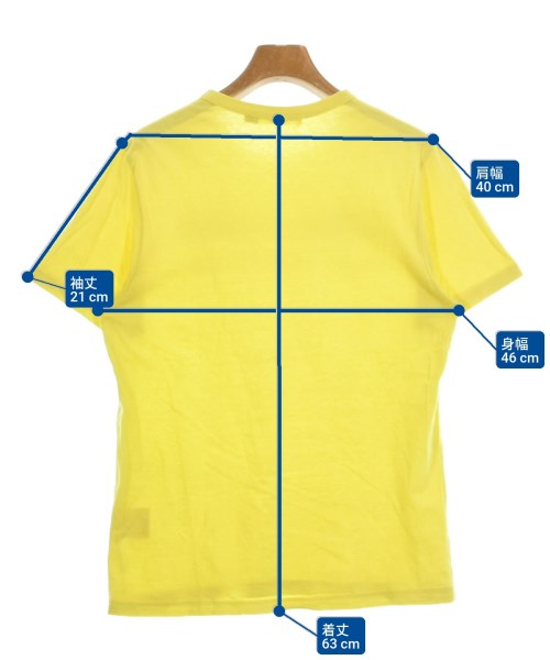 UNDERCOVERISM（アンダーカバイズム）Tシャツ・カットソー 黄 サイズ:1(S位) メンズ/2200638454031