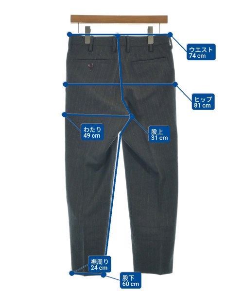 UNDERCOVERISM（アンダーカバイズム）スラックス グレー サイズ:1(S位) メンズ/2200643090088