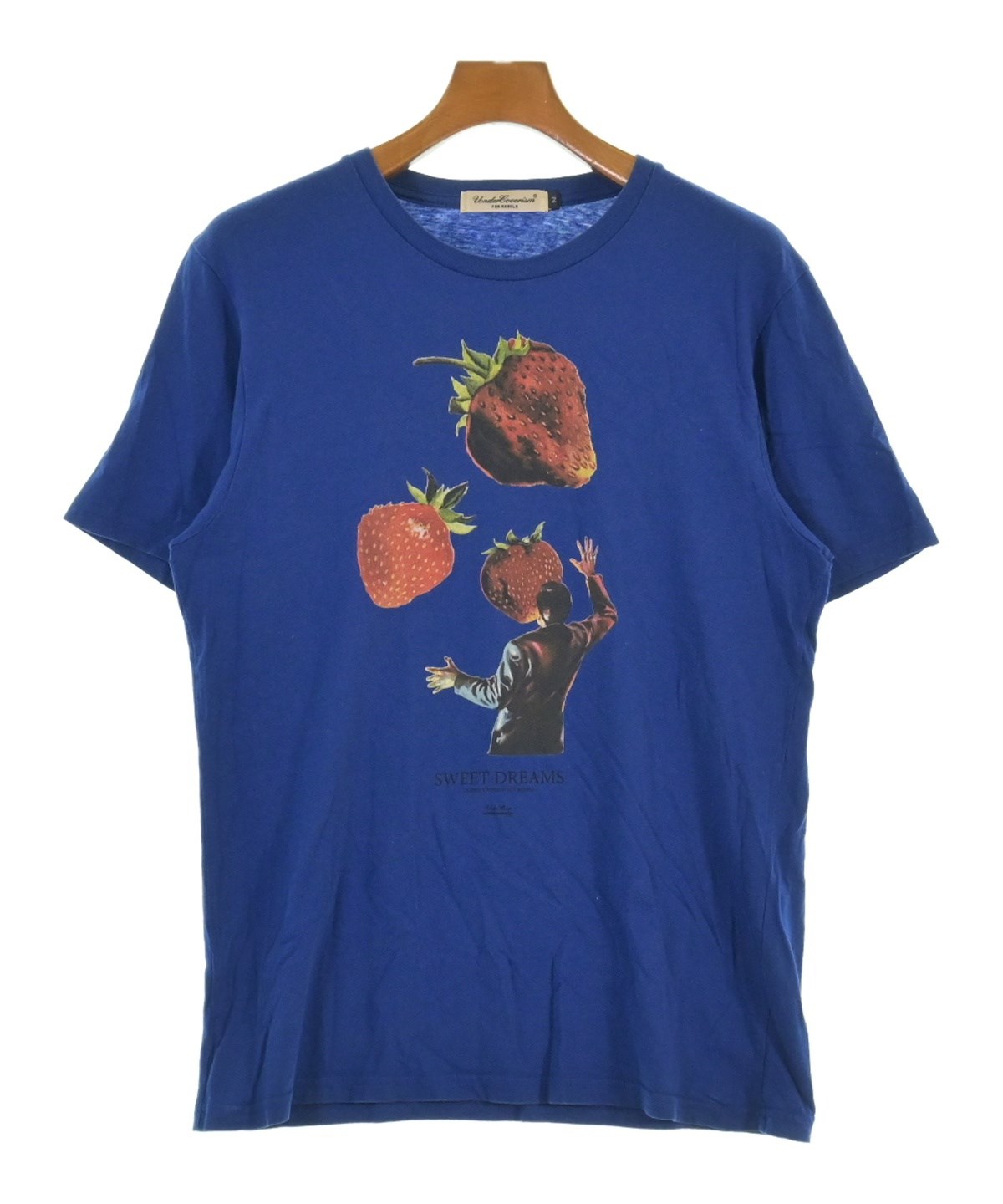 UNDERCOVERISM バックプリントドッキングBDシャツ 2 M ネイビー UNDERCOVERISM（アンダーカバイズム）Tシャツ・カットソー 青
