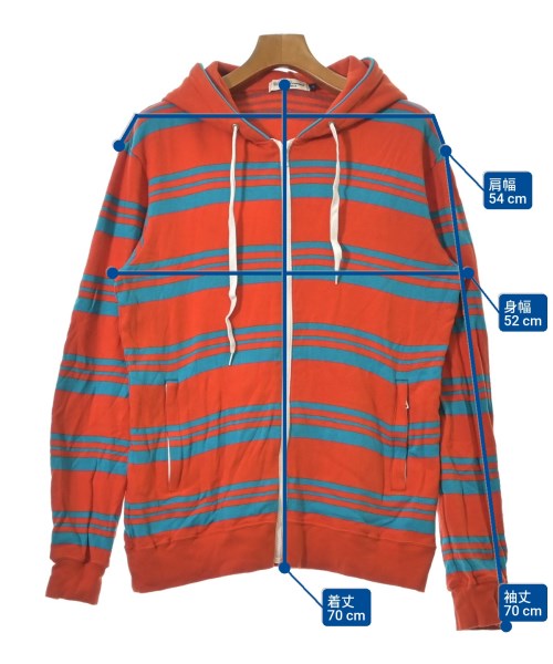 UNDERCOVERISM（アンダーカバイズム）パーカー 赤 サイズ:4(XL位) メンズ/2200629122086